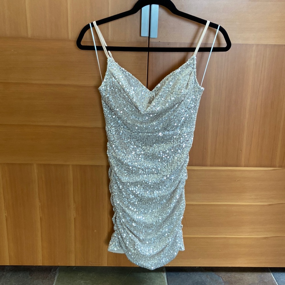 Hello Molly Sequin Mini Dress